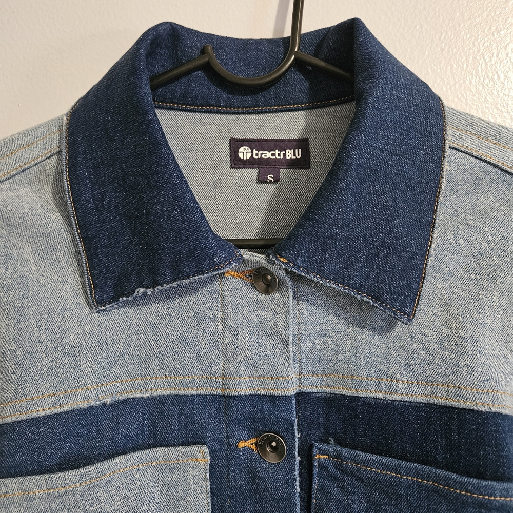 Two-Tone Denim Jacket - Picture 3 of 5